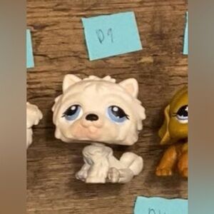 LPS White Dog (buyer request from lot)